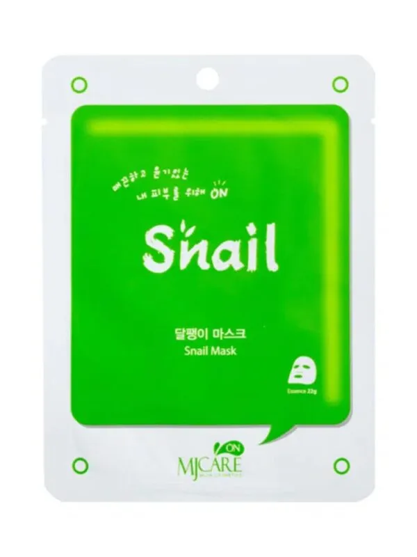 MJcare ON Snail Mask– Reparasjonsmaske med sneglesekret